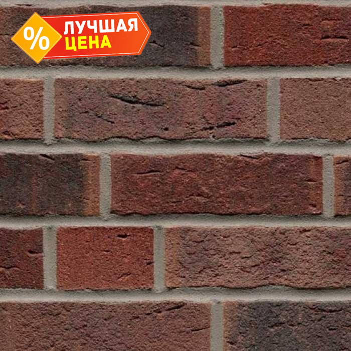 Клинкерная плитка ручной формовки Feldhaus Klinker NF 14 R663 sintra cerasi nelino 240х71х14 мм