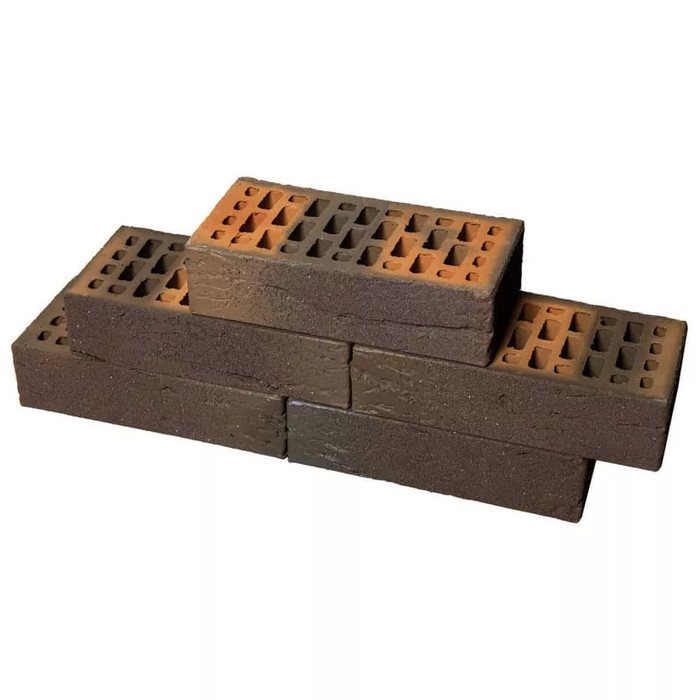 Кирпич БРАЕР кладка Этна кора дуба 250х120х65 мм